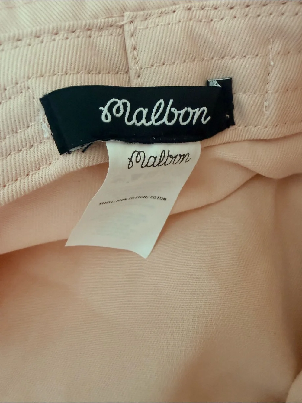 NEW Malbon Dena Gold Women’s Bucket Hat Pink S/M